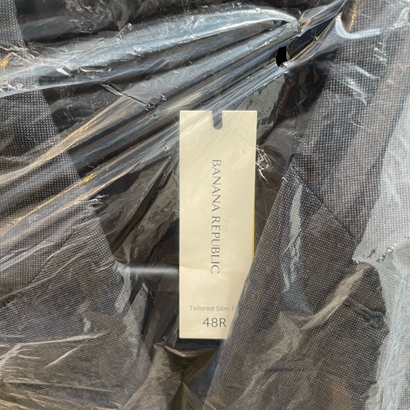 Banana Republic | (NWT) Signature Italian Nailhead Suit Jacket in Gray | 48R - Picture 7 of 10